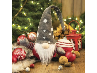 Serwetki POL-MAK GWIAZDKA Maki Lunch 33cm 20szt. Nordic Gnome in Cozy Home SL_GW_024401  [opakowanie=12szt]