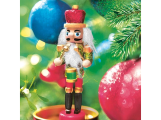 Serwetki POL-MAK GWIAZDKA Maki Lunch 33cm 20szt. Photo Nutcracker  SL_GW_026301  [opakowanie=12szt]