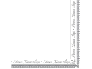 Serwetki POL-MAK KOMUNIA Maki Lunch 33cm 20szt. Holy Communion Frame Silver SLKO001502 [opakowanie=12szt]