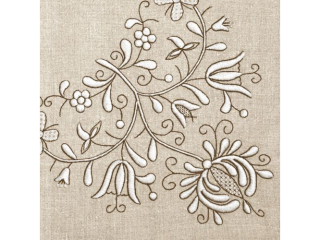 Serwetki POL-MAK Maki Lunch 33cm 20szt. Czepcowy Embroidery Folk SLOG058101 [opakowanie=12szt]