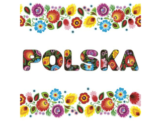 Serwetki POL-MAK Maki Lunch 33cm 20szt. owicz Folk Poland Layout SLOG059301 [opakowanie=12szt]