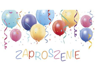 Zaproszenie POL-MAK 10szt. dziecięce 160x95 z kopertą Z_DZIE_61342