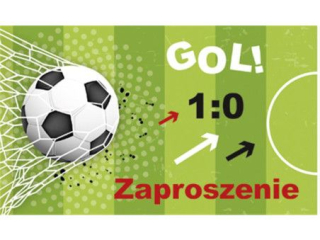 Zaproszenie POL-MAK 10szt. dziecięce 160x95 z kopertą Z_DZIE_61348