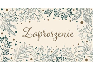 Zaproszenie POL-MAK 10szt. ogólne 160x95 z kopertą Z_OG_55848