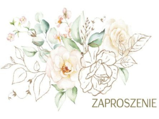 Zaproszenie POL-MAK 10szt. ogólne 160x95 z kopertą Z_OG_61609