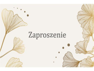 Zaproszenie POL-MAK 10szt. ogólne 160x95 z kopertą Z_OG_61611