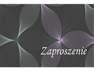 Zaproszenie POL-MAK 10szt. ogólne 160x95 z kopertą Z_OG_61614