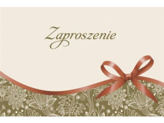 Zaproszenie POL-MAK 10szt. ogólne 160x95 z kopertą Z_OG_61654