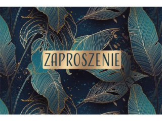 Zaproszenie POL-MAK 10szt. ogólne 160x95 z kopertą Z_OG_61658