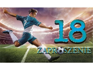 Zaproszenie POL-MAK 10szt. 18-nastka 160x95 z kopertą Z_UR18_61641