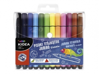 PISAKI TRÓJKĄTNE JUMBO 12 SZT. KIDEA