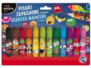 PISAKI ZAPACHOWE 12 KOLORÓW KIDEA