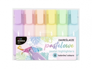 ZAKRE�LACZE PASTELOWE 6 KOLOR�W KIDEA