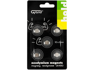 Magnesy neodymowe GR-N510 10 mm GRAND 5 szt.
