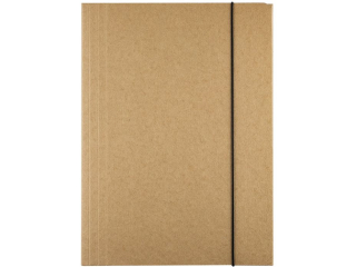 Teczka z gumk A4 GR-442E natural [opakowanie=10szt]