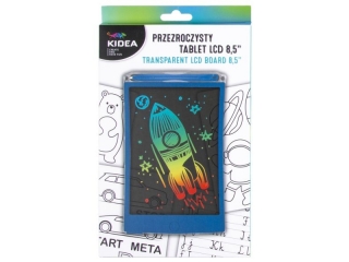 PRZEZROCZYSTY TABLET LCD B KIDEA (NIEBIESKI)