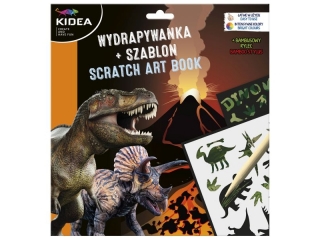 KREATYWNE WYDRAPYWANKI Z SZABLONAMI B KIDEA