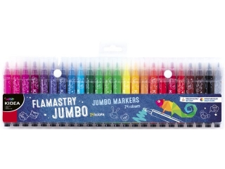 FLAMASTRY JUMBO 24 KOLORY KIDEA