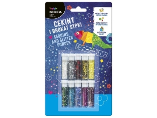 CEKINY I BROKAT SYPKI 10 SZT. KIDEA