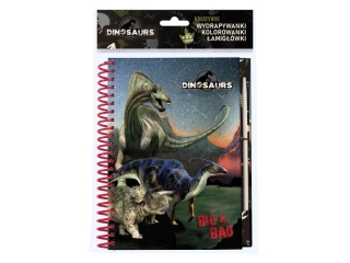 NOTES KREATYWNY Z WYDRAPYWANKAMI DINOZAUR 17