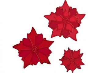 ZESTAW WYKROJNIKÓW DP CRAFT - POINSECJA, 3 SZT.