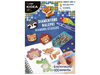 NAKLEJKI DIAMENTOWE ZWIERZĘTA KIDEA