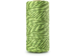 SZNUREK BAWEŁNIANY SKRĘCANY 3MM 100M, TWIST LIMONKOWO-ZIELONY