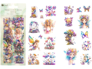 NAKLEJKI PET WRӯKI 6 ARKUSZY - RAINBOW [opakowanie=6szt]