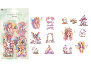 POYSKUJCE NAKLEJKI PET WRӯKI 6 ARKUSZY - RAINBOW [opakowanie=6szt]