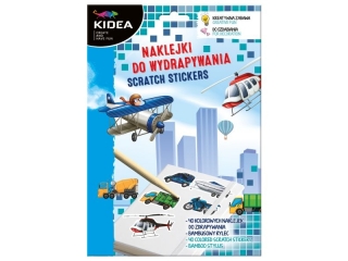 NAKLEJKI DO WYDRAPYWANIA POJAZDY KIDEA