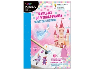 NAKLEJKI DO WYDRAPYWANIA MAGICZNY ŚWIAT KIDEA