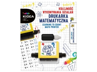 KOLEJNOŚĆ WYKONYWANIA DZIAŁAŃ DRUKARKA MATEMATYCZNA KIDEA