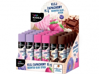 ZAPACHOWY KLEJ W SZTYFCIE 15 G KIDEA [opakowanie=24szt]