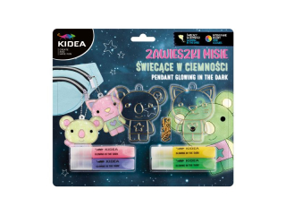 ZESTAW ZAWIESZEK MISIE ŚWIECĄCYCH W CIEMNOŚCI KIDEA
