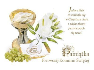 Laurka C6 110x155 Komunia z kopert POL-MAK I komunia wita C6_KOM_57314 [opakowanie=10szt]
