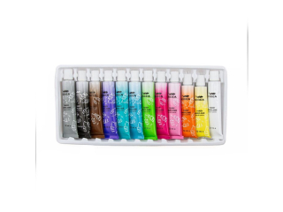 FARBY AKRYLOWE NEONOWE 12X12ML KIDEA