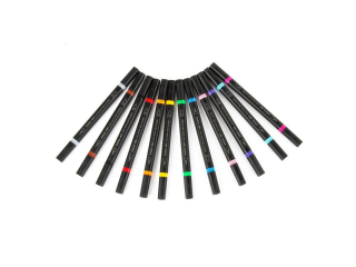 MARKERY BRUSH Z CIENKOPISEM 12 KOLORW KIDEA