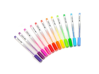 DUGOPISY ELOWE FLUO A 12 KOLORW KIDEA
