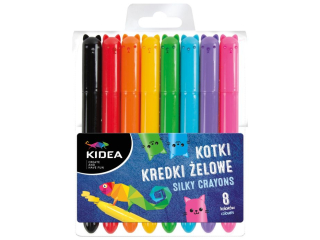 KREDKI ELOWE KOTKI 8 KOLORW KIDEA