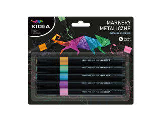 MARKERY METALICZNE 5 KOLORW KIDEA