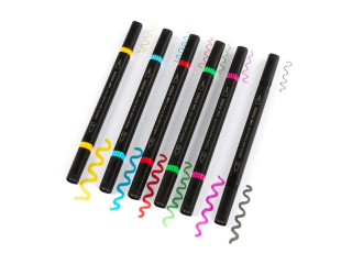 MARKERY BRUSH Z CIENKOPISEM 6 KOLORW KIDEA