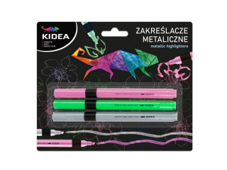 ZAKRELACZE METALICZNE 3 SZT KIDEA