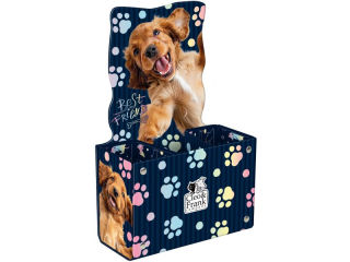 POJEMNIK NA PRZYBORY SZKOLNE CLEO I FRANK 44 (PIES)