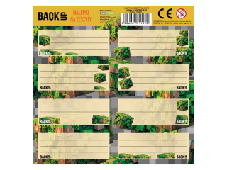 NALEPKI NA ZESZYTY BACKUP 8 A 78 [opakowanie=25szt]