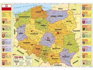 PODKŁAD OKLEJANY POLSKA ADMINISTRACYJNA