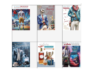 Laurka Lux Edition B6LUX 127x180 z kopert�  POL MAK Imieniny B6LUX_IM_813 [opakowanie=10szt]