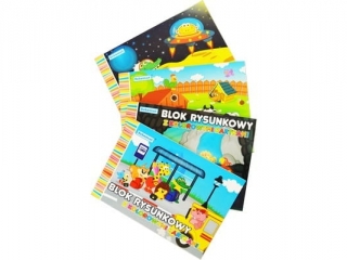 Blok rysunkowy A4 kolor 0953 [opakowanie=20szt]