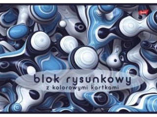 Blok rysunkowy z kolorowymi kartkami A4 16 kartek okadka kredowana 80 g/m2 [opakowanie=10szt]