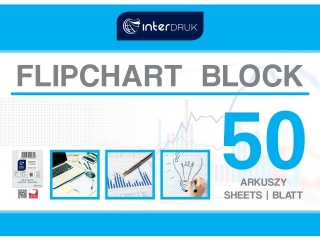 Blok do flipchartów 50 kratka 640x1000