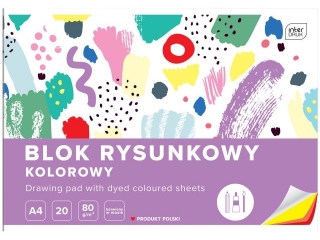Blok rys.kol.A4 20 80g barw. w masie [opakowanie=10szt]